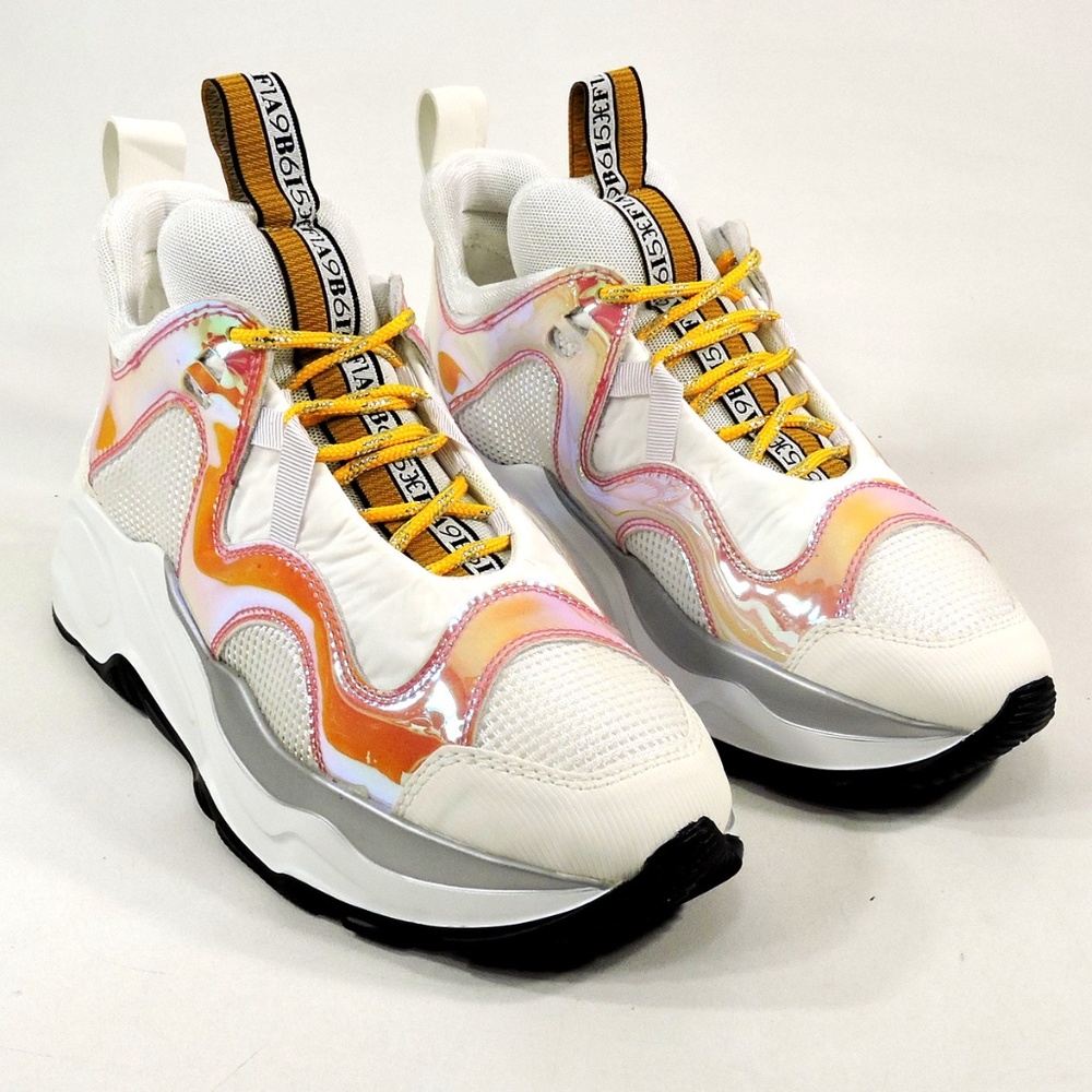 FABI 🇮🇹 Women's Soft Leather Comfort Fashion Sneakers - Picture 3 of 9
